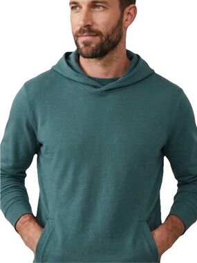 Bonobos Men’s Teal Blue Cotton Slim Hoodie Size Small